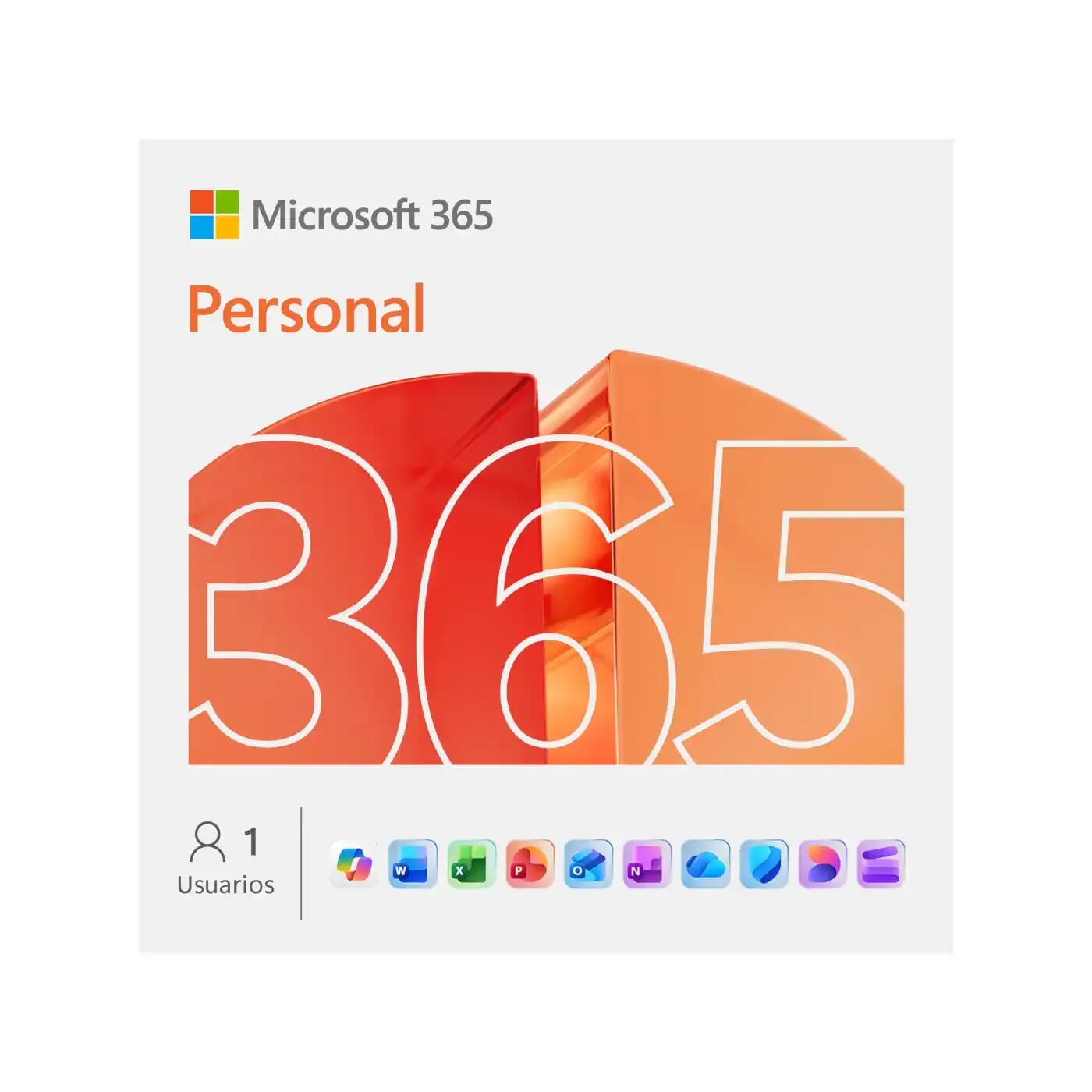 Pin Microsoft 365 Personal 12 meses / 1 usuario