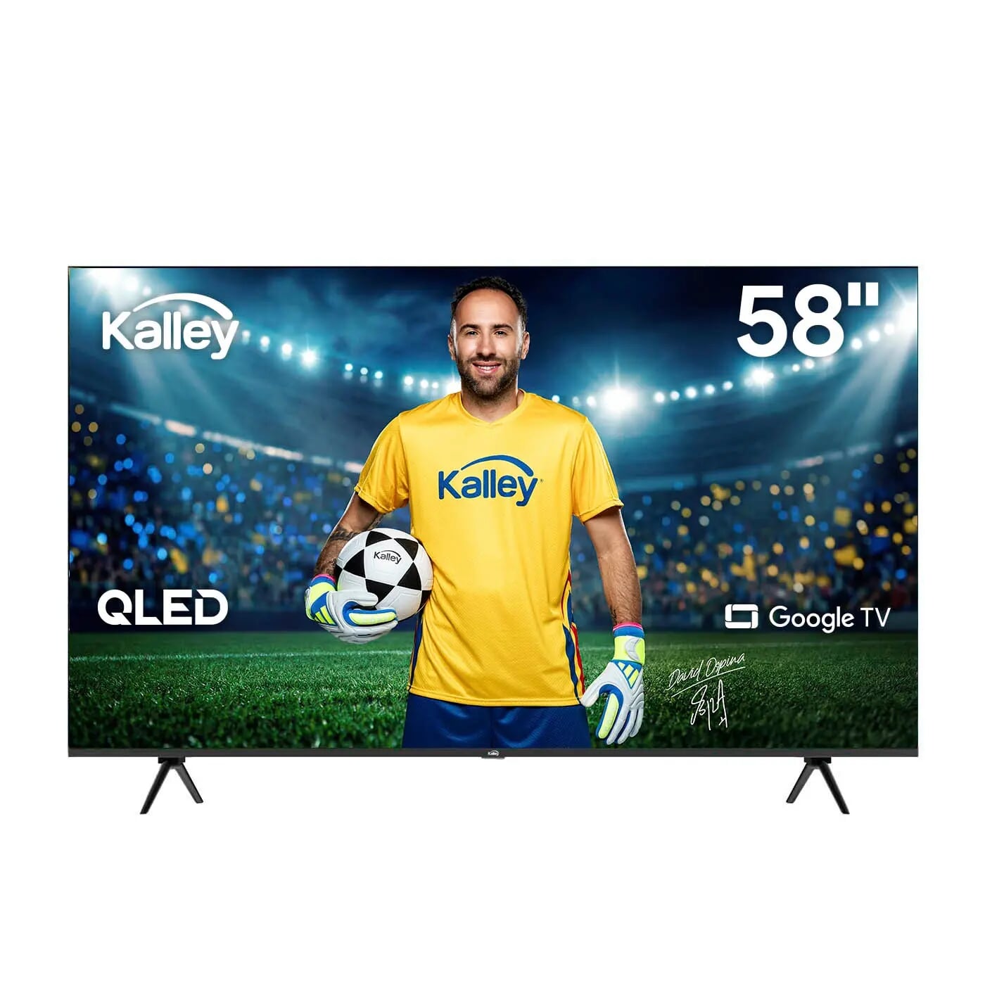 TV KALLEY 58" Pulgadas 149 cm 58GQ400A 4K-UHD QLED Smart TV Google