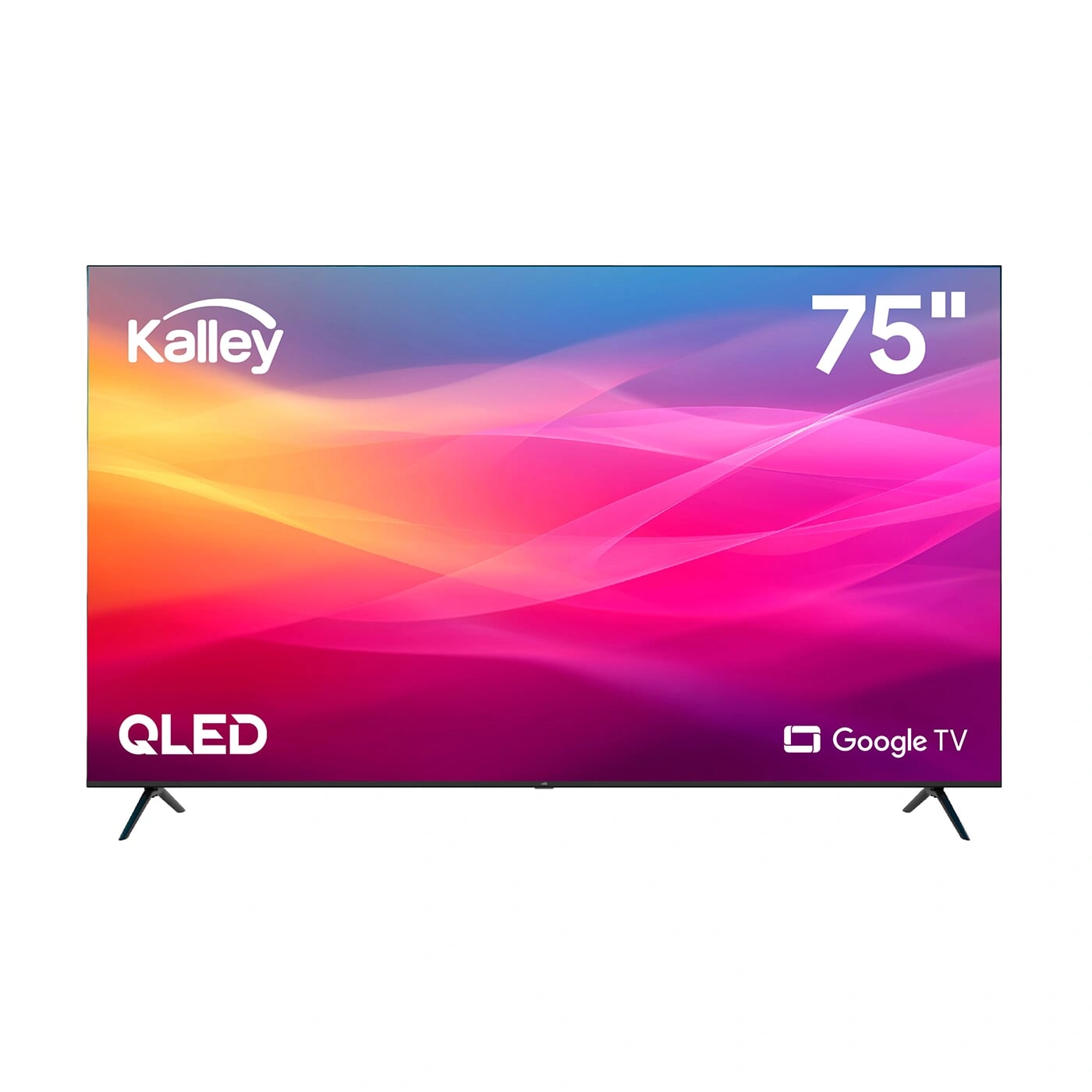 TV KALLEY 75" Pulgadas 190 cm 75GQ415 4K-UHD QLED Smart TV Google
