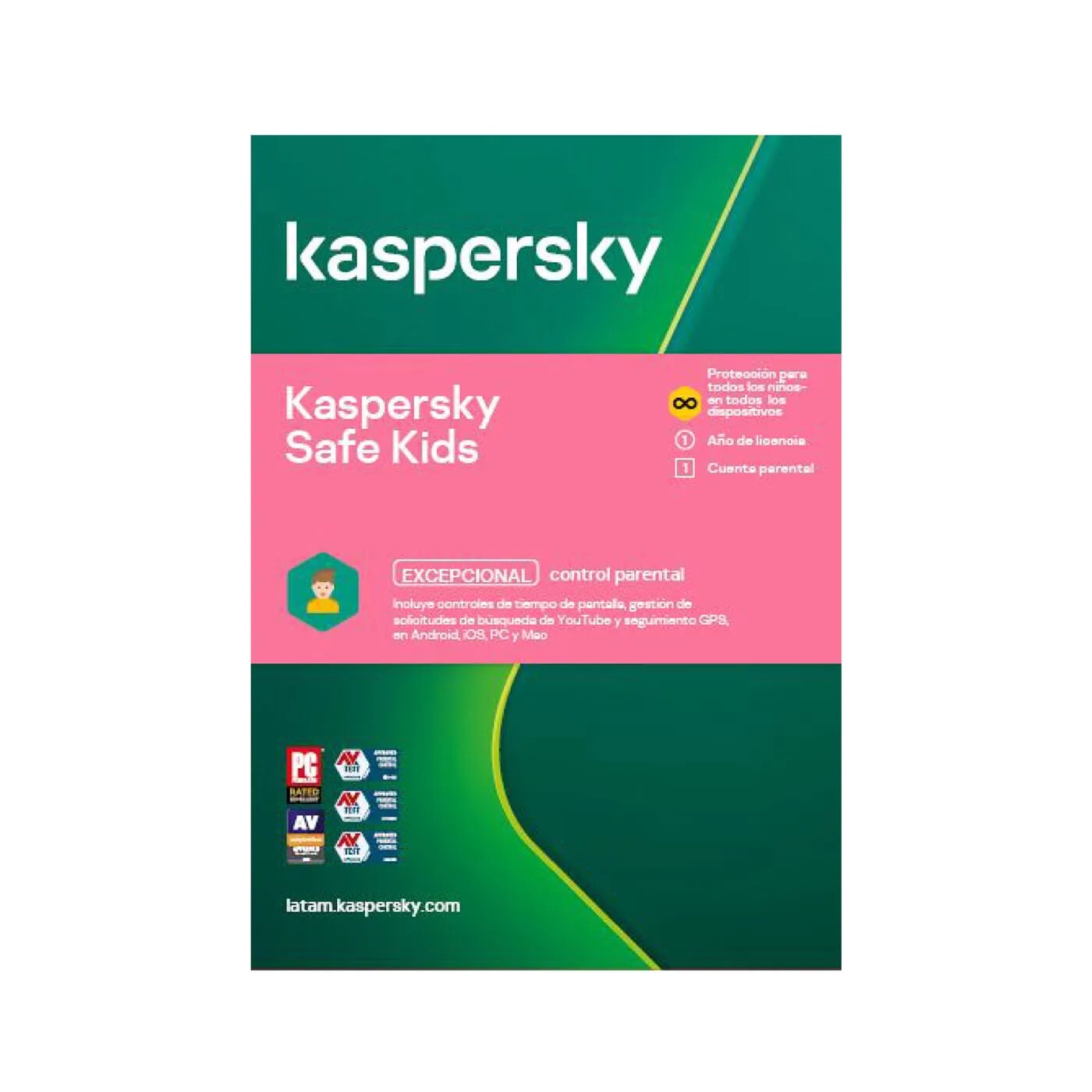Pin Kaspersky Safe Kids -1 Año