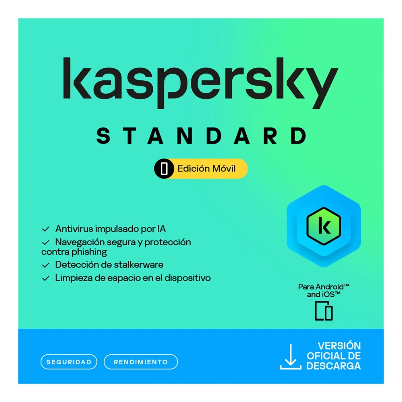Pin Antivirus Kaspersky Standard Mobile