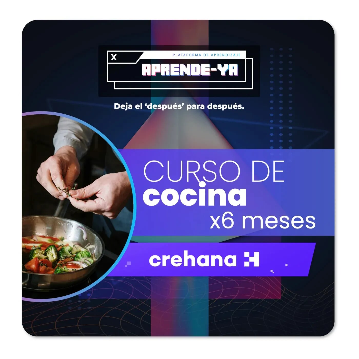 Pin Virtual Aprende YA Cocina 6 Meses