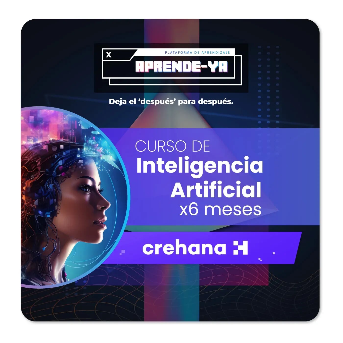 Pin Virtual Aprende YA Inteligencia Artificial 6 Meses