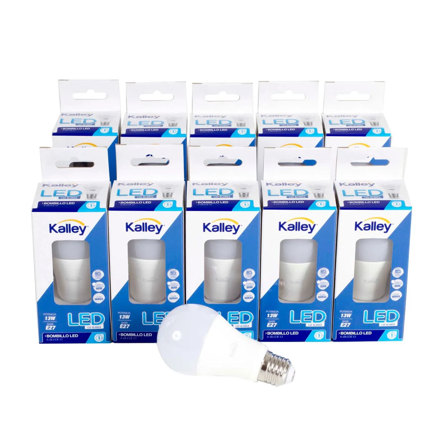 Pack por 10 bombillos LED KALLEY K-BLEDE13 13w