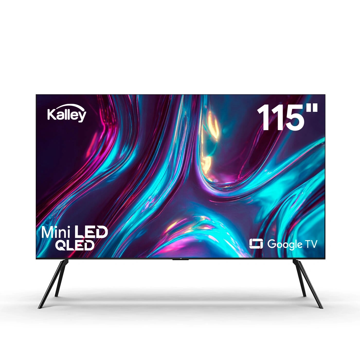 TV KALLEY 115" Pulgadas 290 cm 115GM405 4kuhd MINILED QLED GAMING Smart TV Google