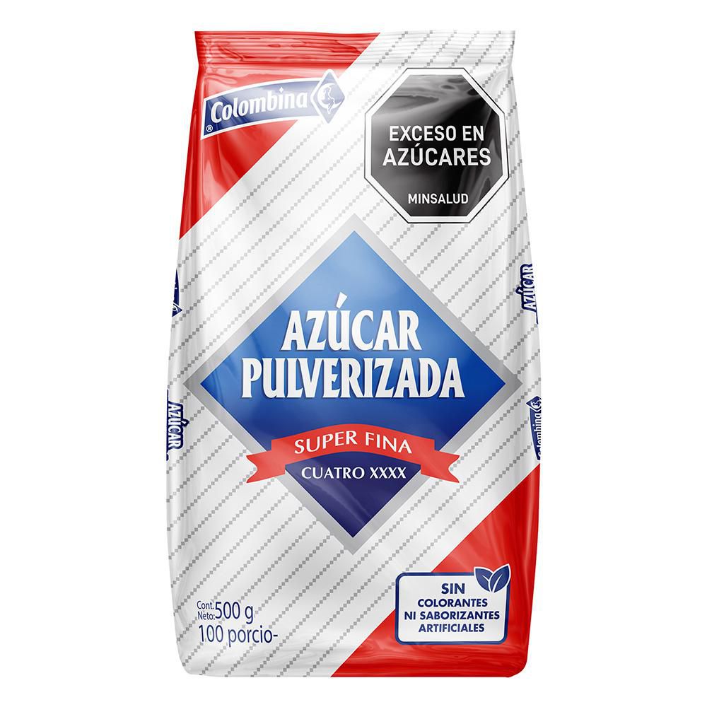 Azúcar COLOMBINA pulverizada (500 gr)