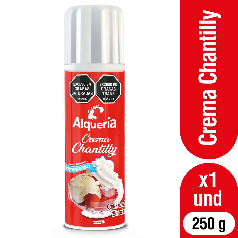 Crema chantilly ALQUERIA cremosa (250 gr)