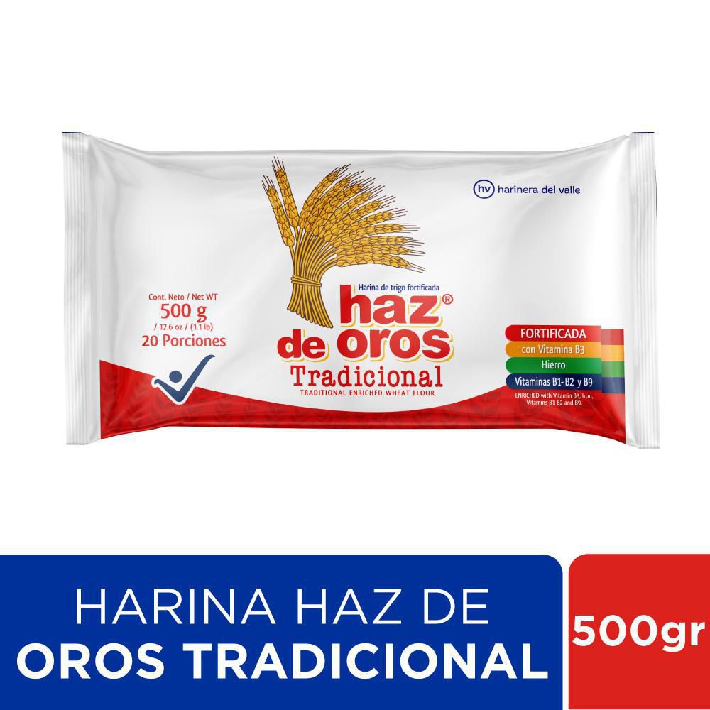 Harina de Trigo Haz de Oros x 500 g