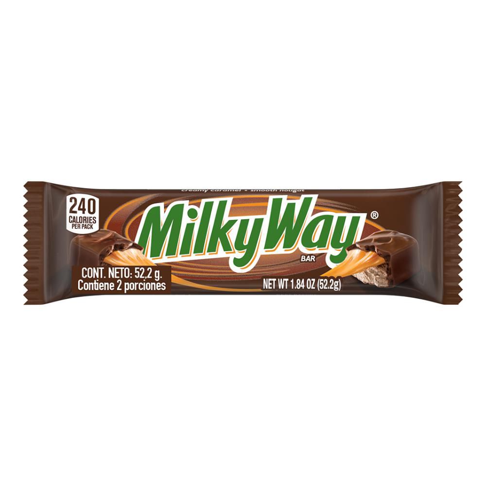 Barra de chocolate MILKY WAY chocolate y caramelo (52.2 gr)