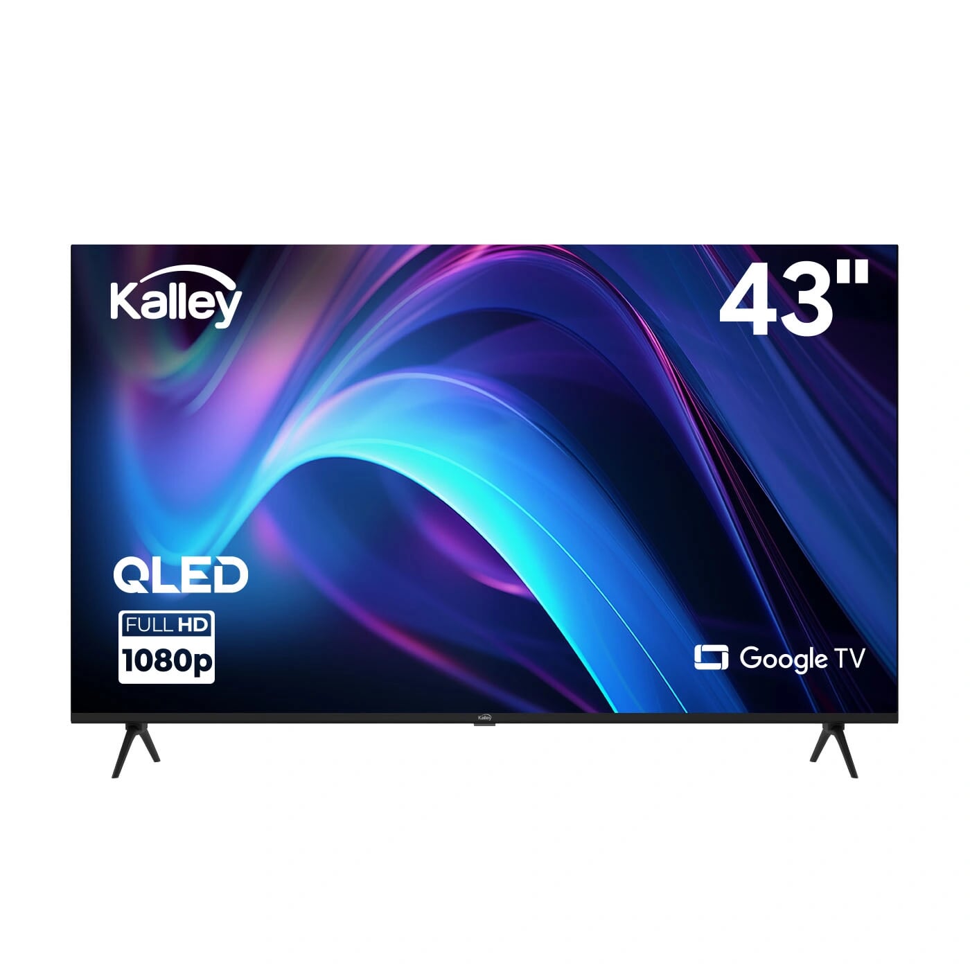 TV KALLEY 43" Pulgadas 108 cm 43GQ200A FHD QLED Smart TV Google