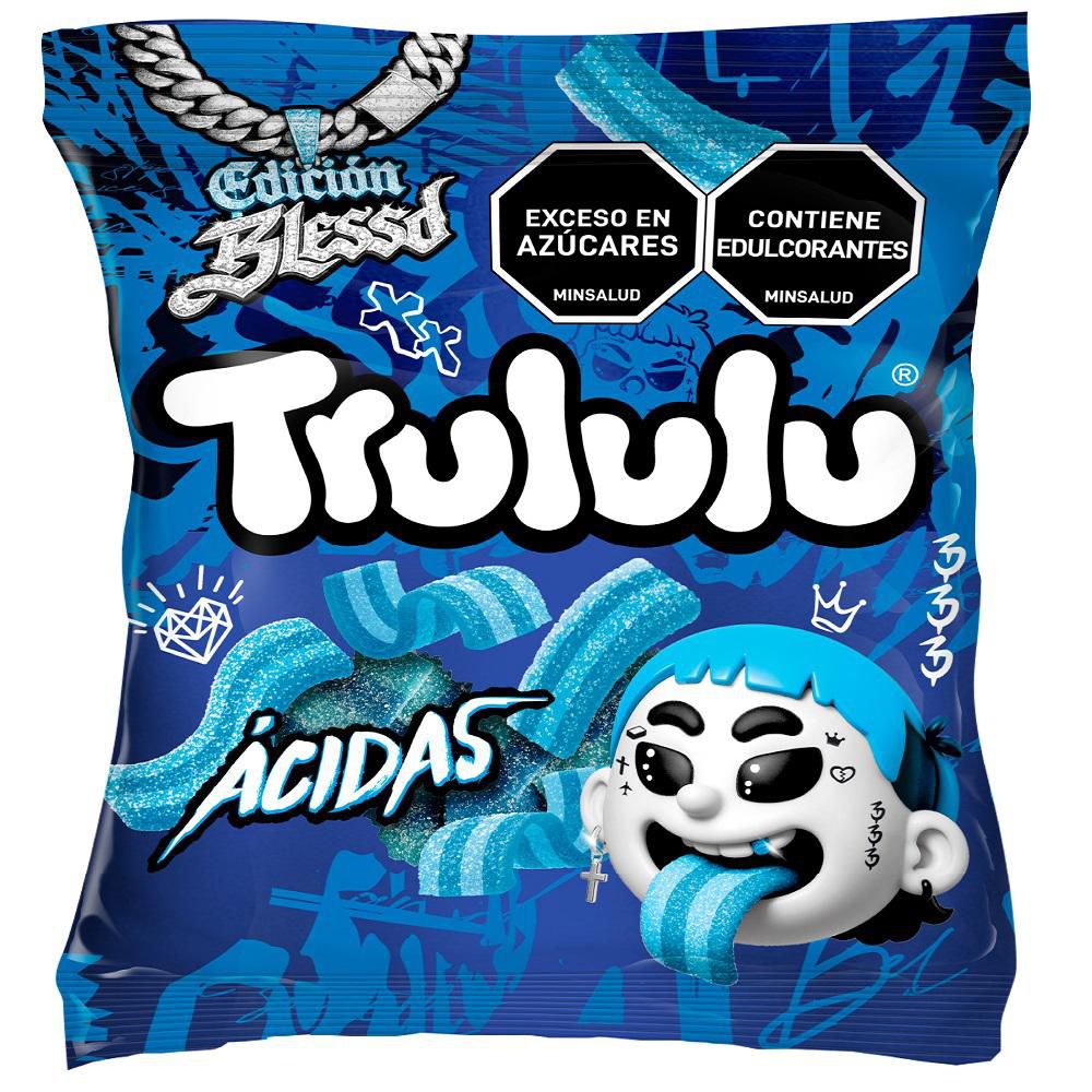 Gomitas TRULULU lenguas sabor mora azul (70 gr)