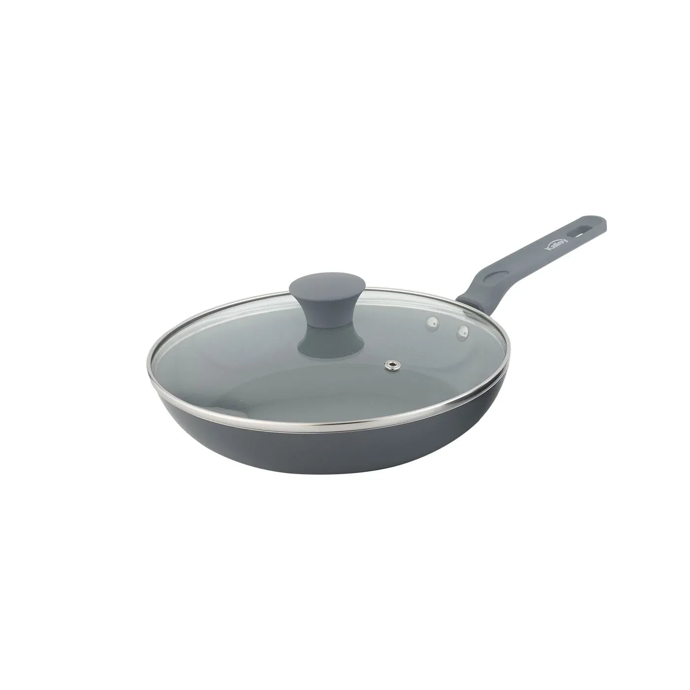 Sartén 24 cm KALLEY Cerámica con Tapa de Vidrio K-SIT24CG
