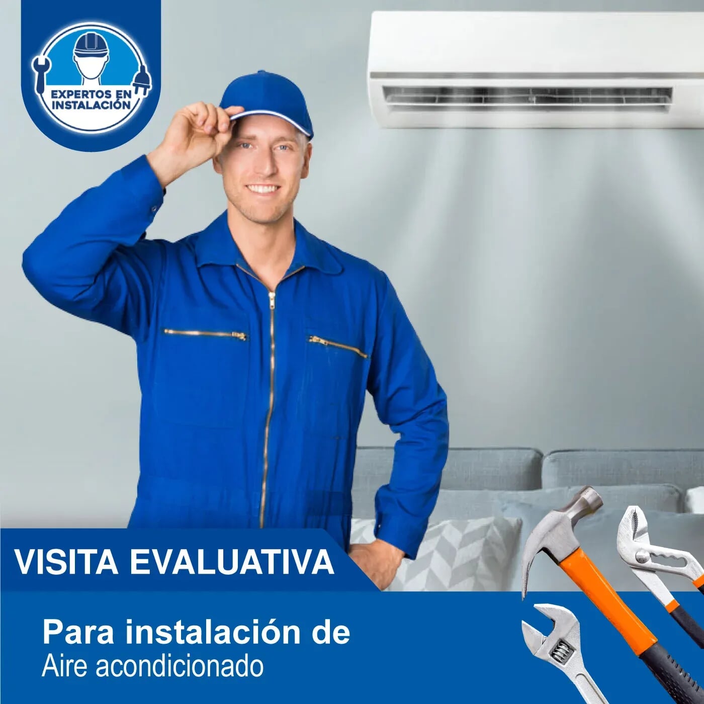 Visita de inspección para Instalación de Aire Acondicionado
