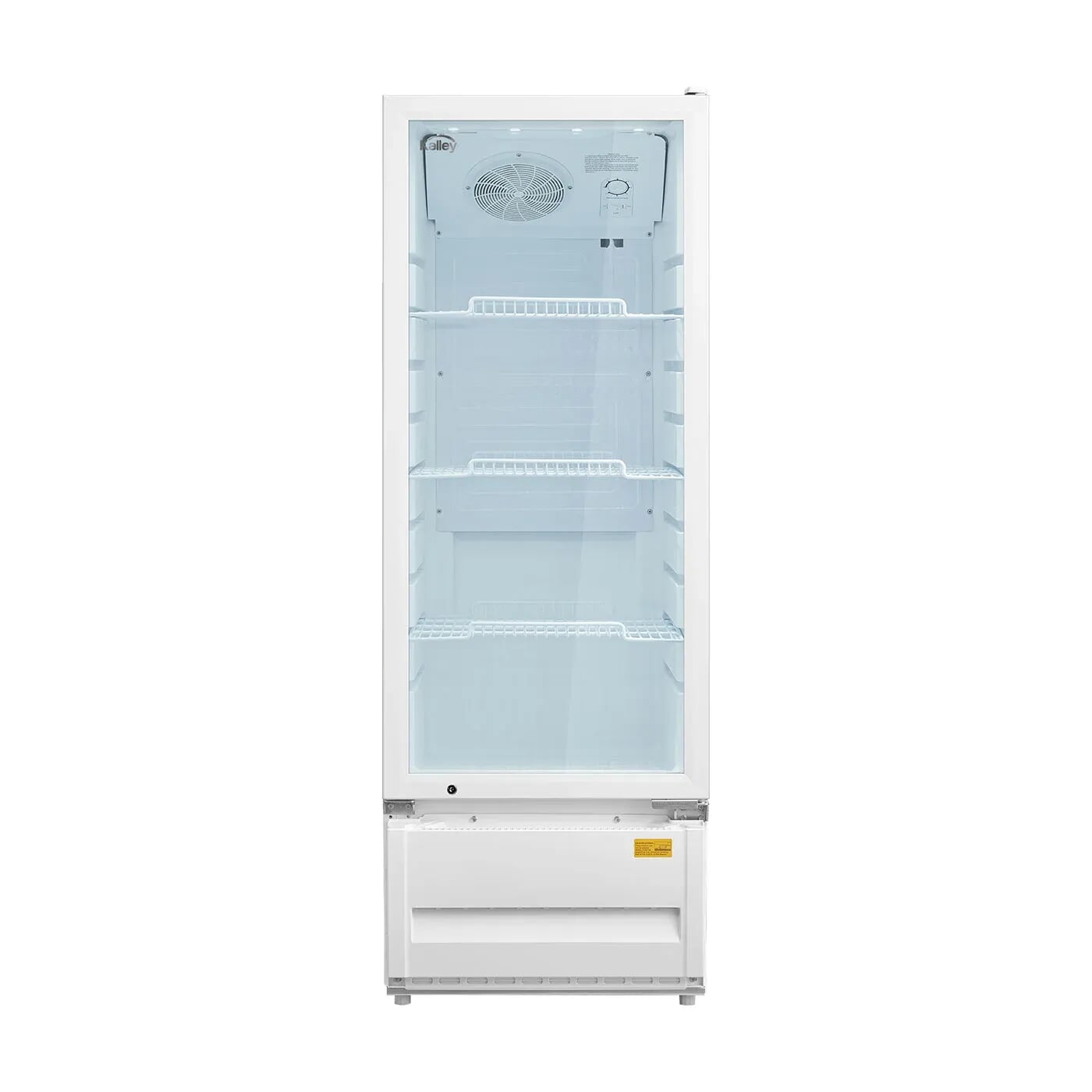 Nevera Vitrina KALLEY Frost Una puerta 211 Litros K-SC211L3 Blanco