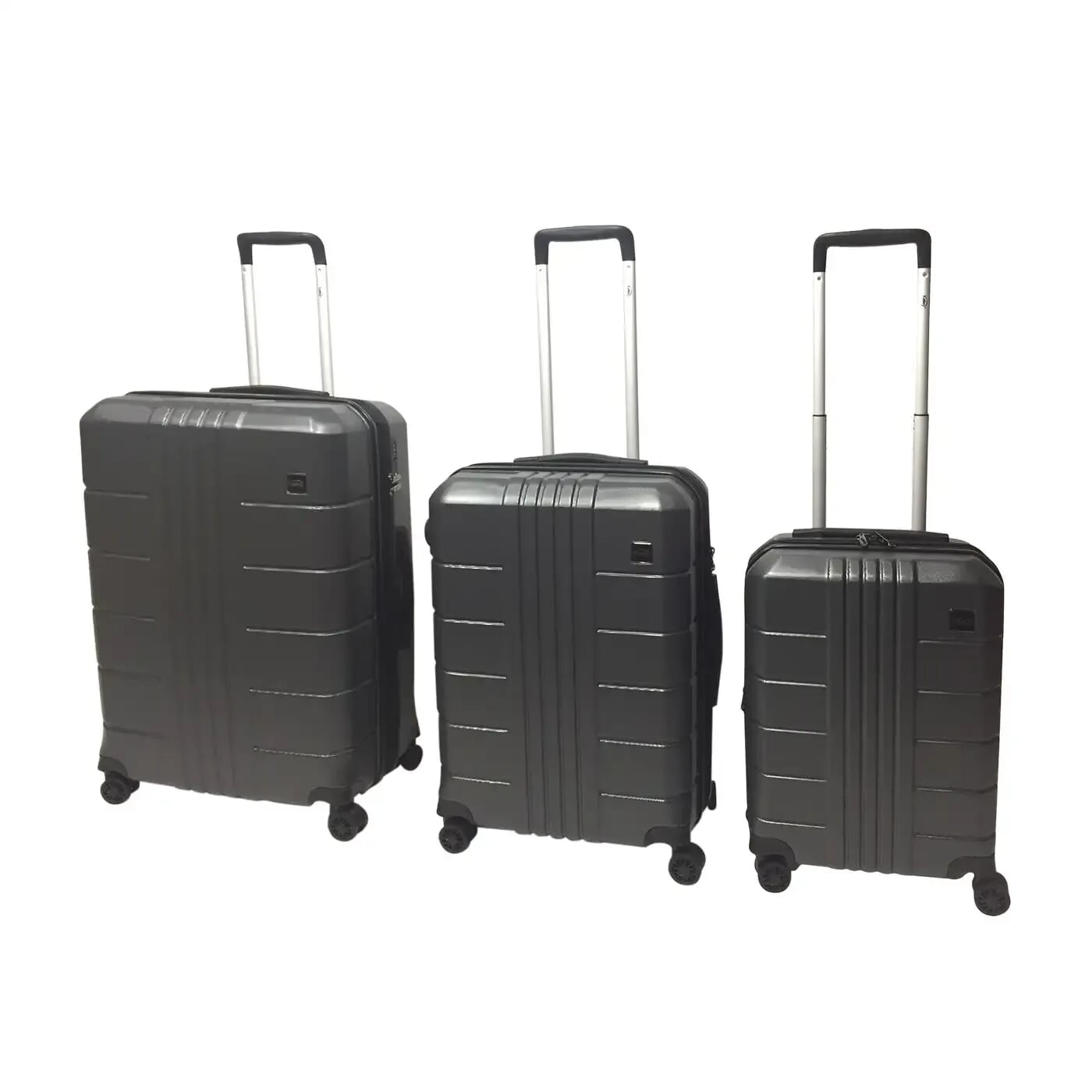 Set x 3 Maletas de Viaje KALLEY 20, 24 y 28 Pulgadas Gris