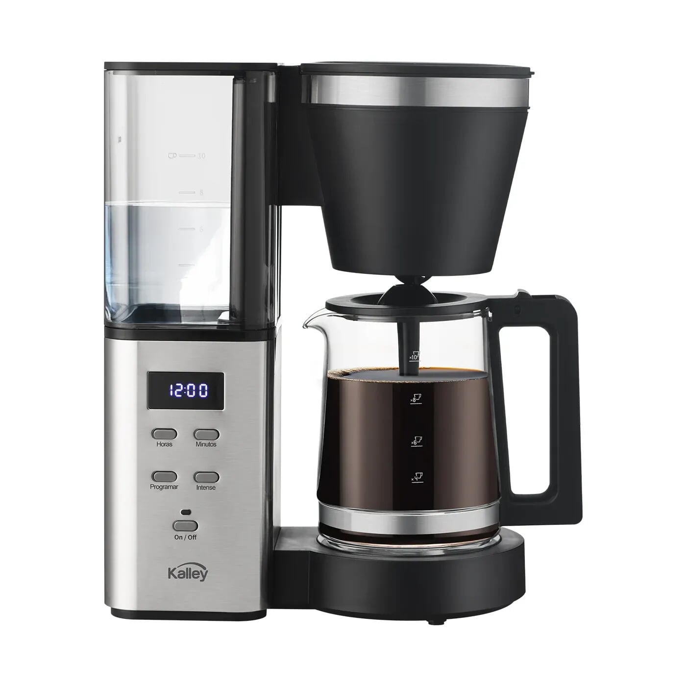 Cafetera KALLEY 10 Tazas Digital K-MCMD Negro