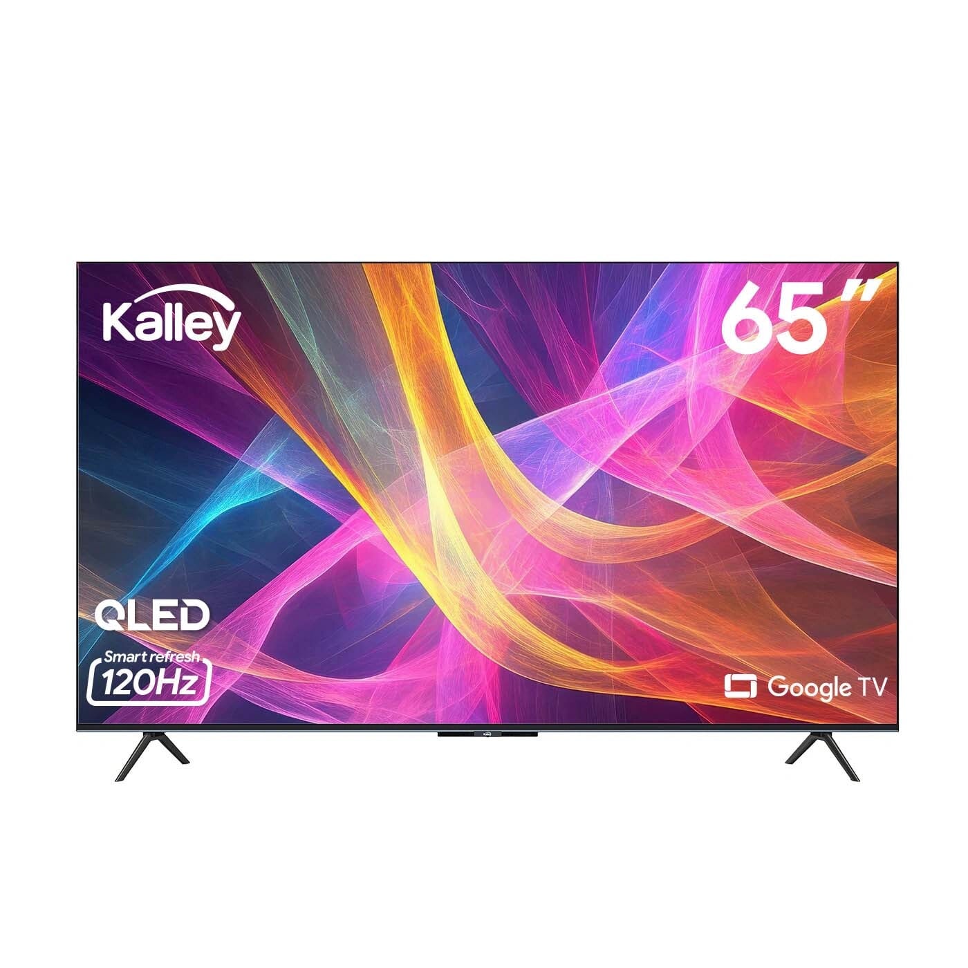 TV KALLEY 65" Pulgadas 164 cm 65GQ405 4K-UHD QLED Smart TV Google