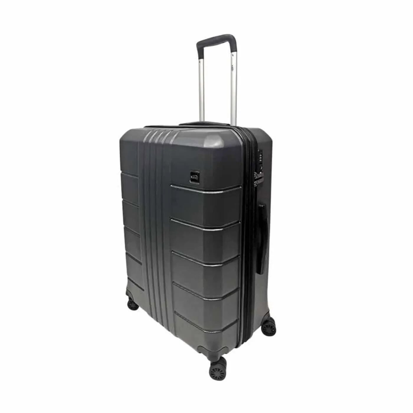 Maleta de Viaje KALLEY Grande Rígida Gris