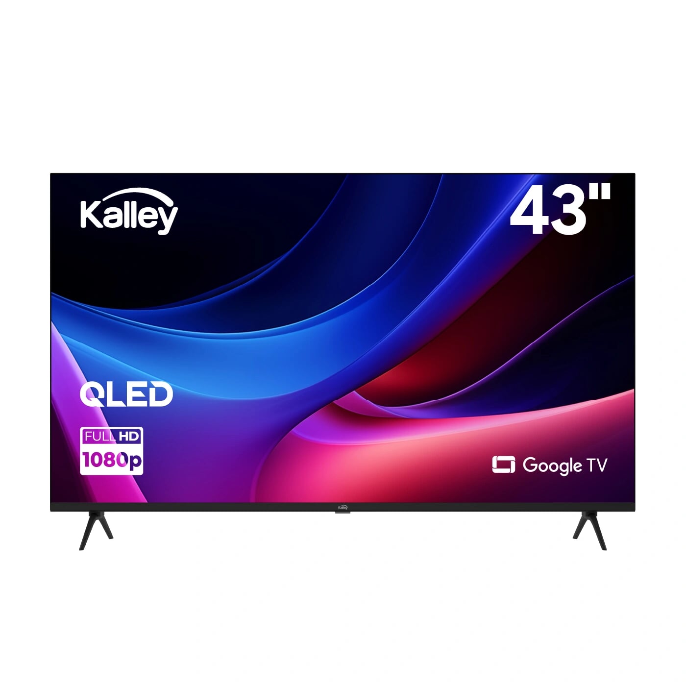 TV KALLEY 43" Pulgadas 108 cm 43GQ200 FHD QLED Smart TV Google