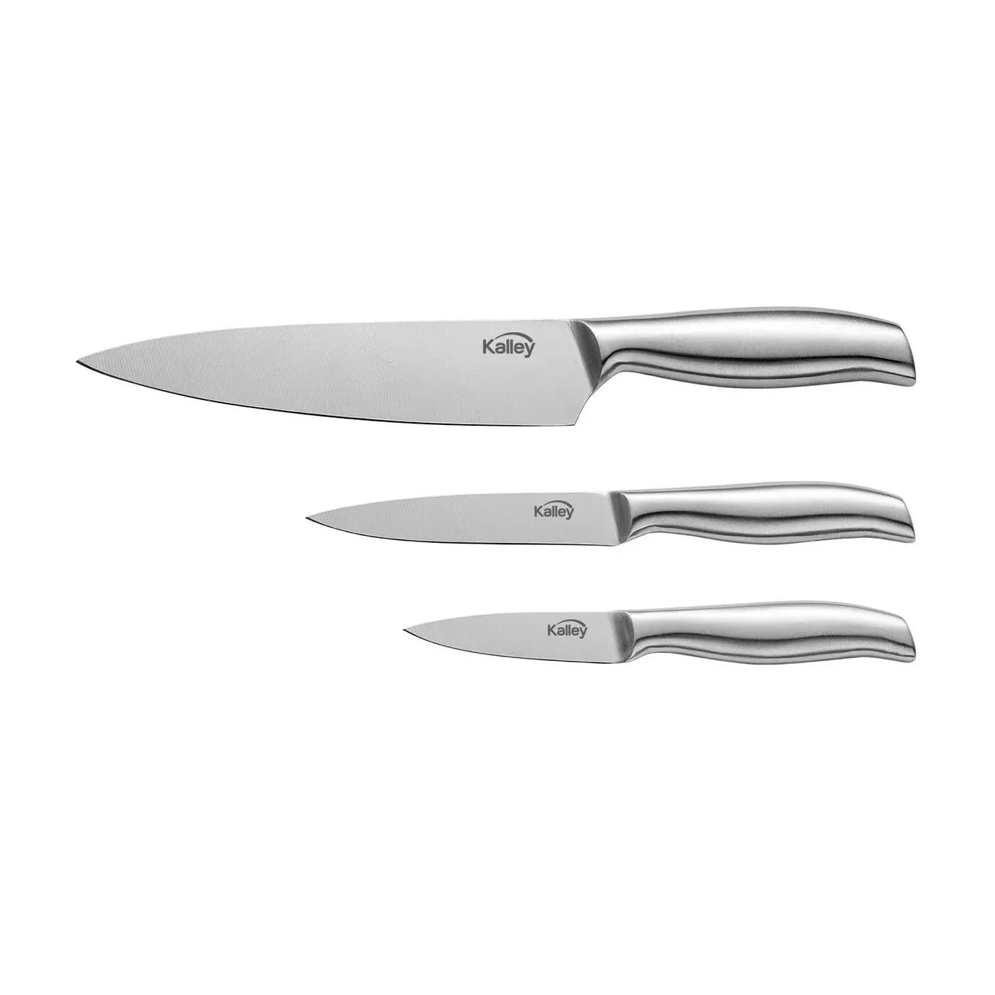 Set x 3 Cuchillos en Acero Inoxidable KALLEY K-SX3A