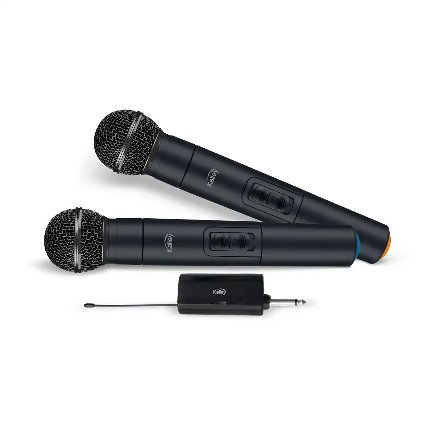 Kit X2 Micrófonos KALLEY Inalámbricos K-KMI Negros