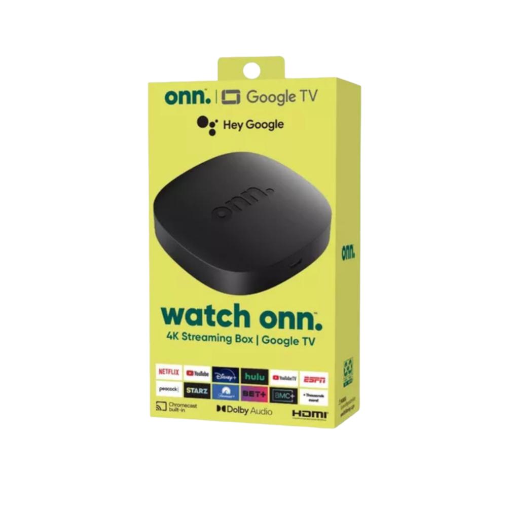 Generico Tv Box Onn 4k Streaming Box, 2 Gb Ram, Google Tv, con Control de Voz