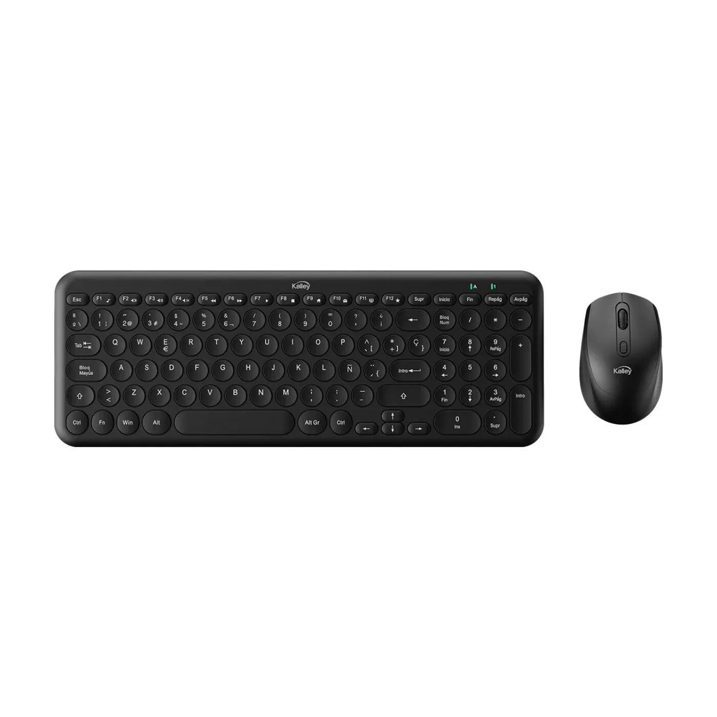 Combo KALLEY Inalámbrico Teclado + Mouse K-CIN Negro Mate