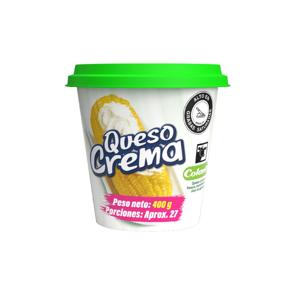 Queso crema COLANTA fresco semiblando (400 gr)