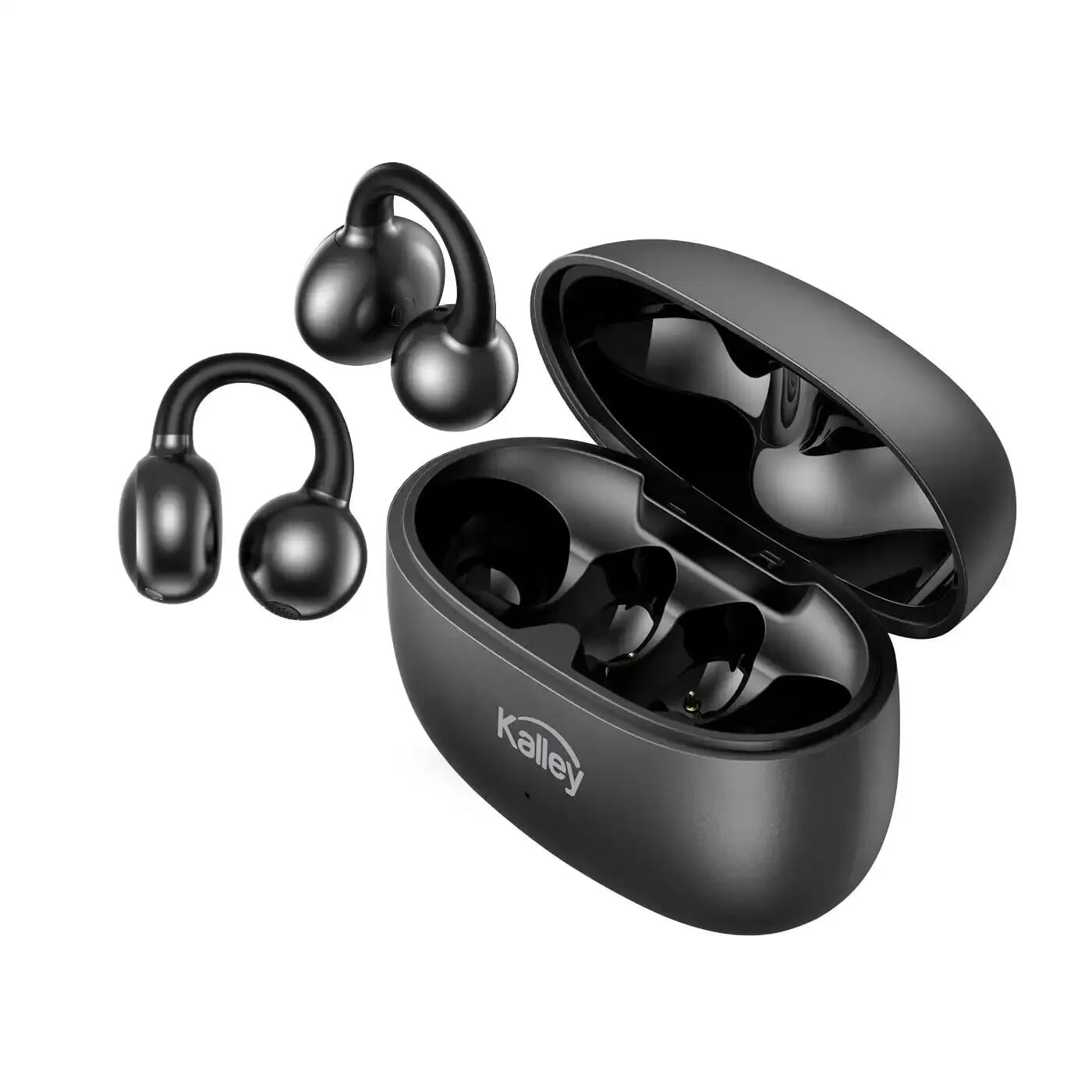 Audífonos KALLEY Inalámbricos Bluetooth Deportivos Open Ear de Clip OWS K-AIC Gris Mate
