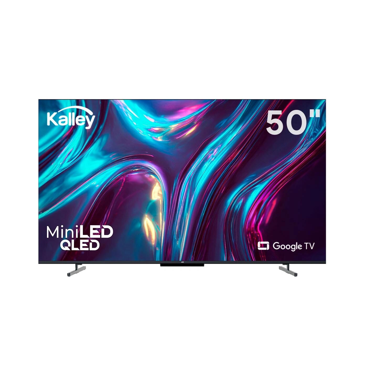TV KALLEY 50" Pulgadas 126 cm 50GM400 4K-UHD MINILED QLED Smart TV Google