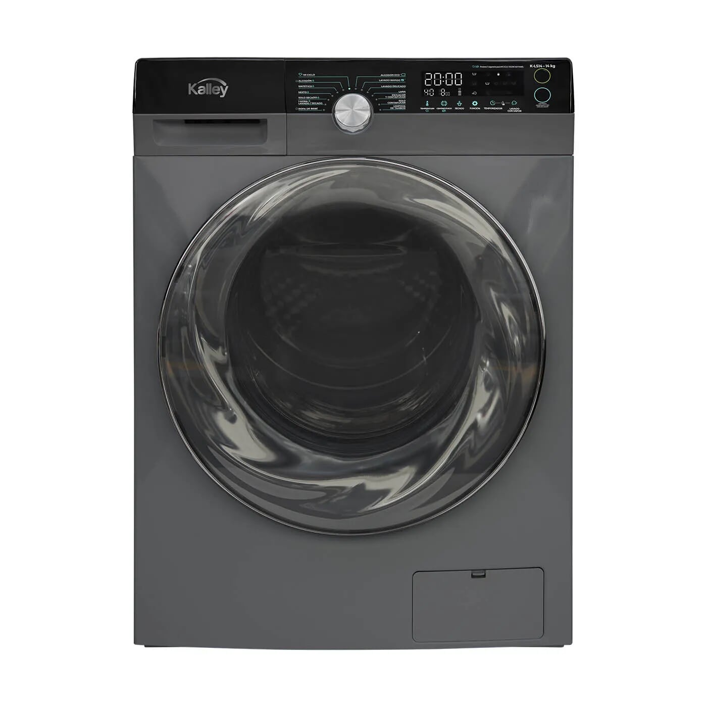 Lavadora/Secadora KALLEY Carga Frontal 14 Kilos K-LS14 Gris