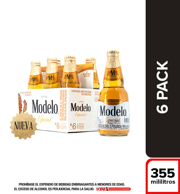 Modelo Especial Pack de Cerveza