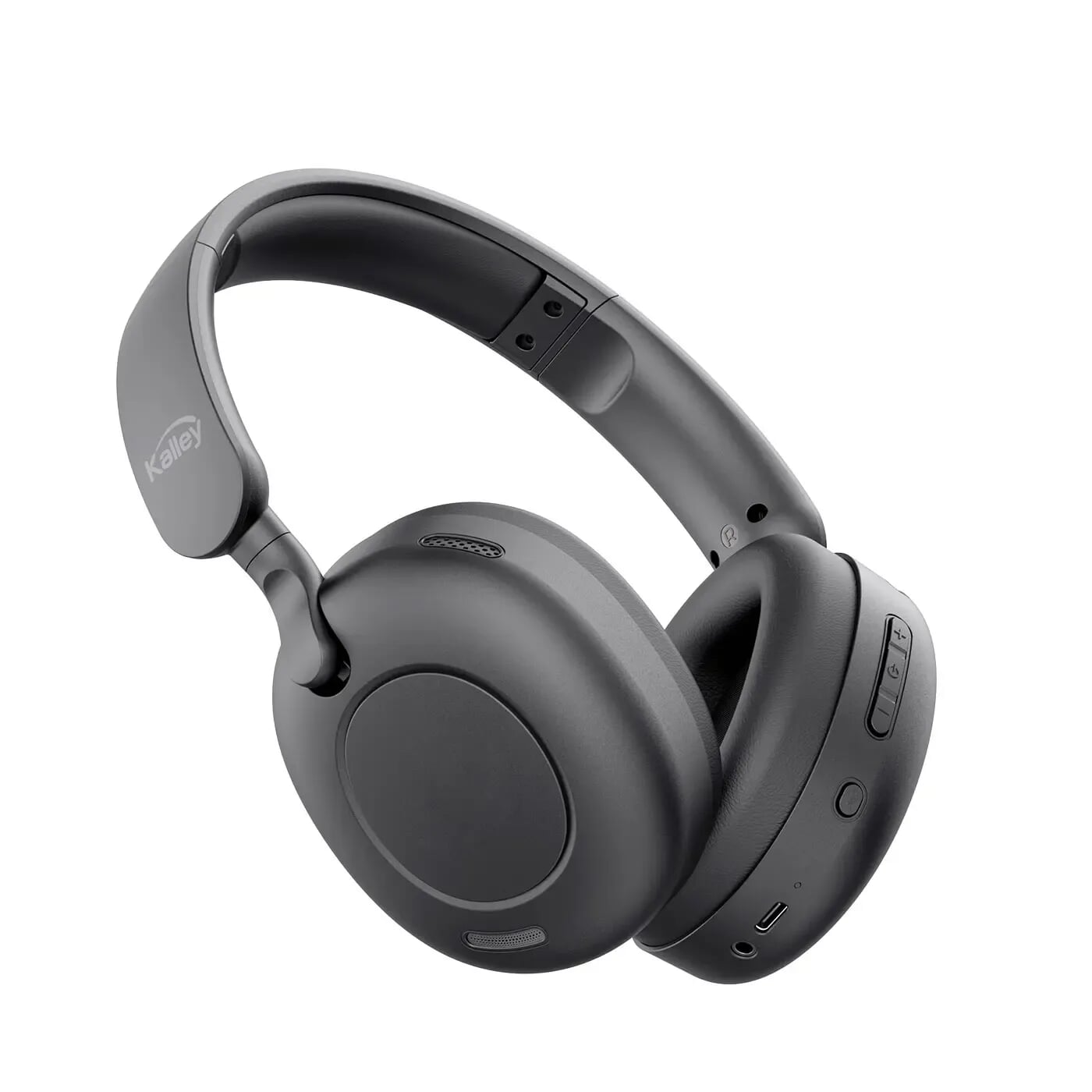 Audífonos de Diadema KALLEY Inalámbricos Bluetooth Over Ear K-AN2 Cancelación de Ruido Negro
