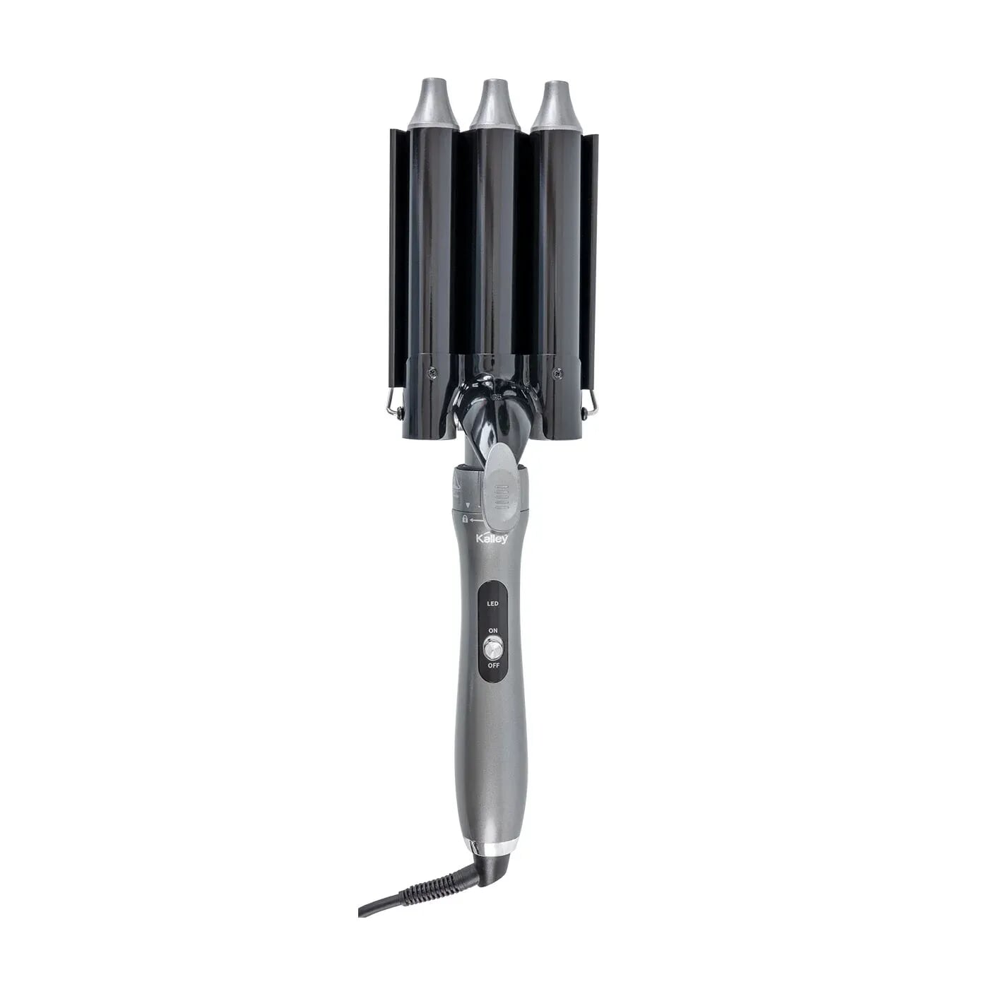 Pinza Rizadora de Cabello KALLEY 4 en 1 K-OBI Plateado