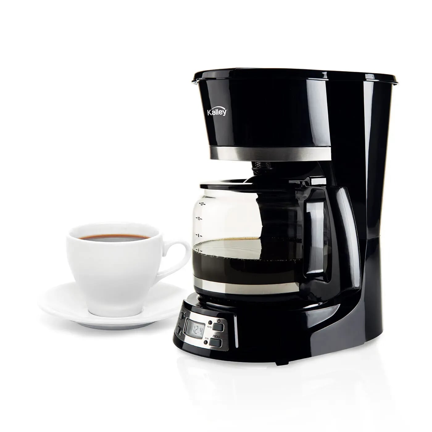 Cafetera KALLEY Digital 12 Tazas K-MCD Negro
