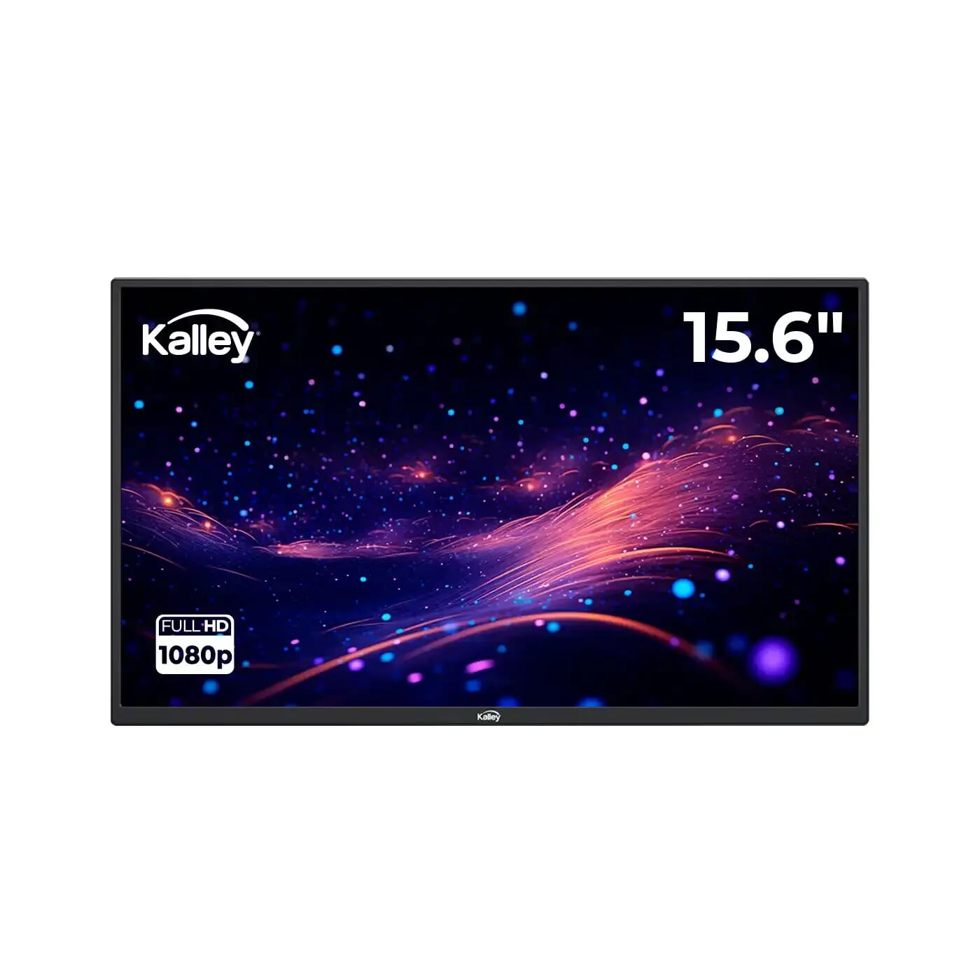 Monitor Portátil KALLEY 15.6" Pulgadas K-MP FHD Plano Negro