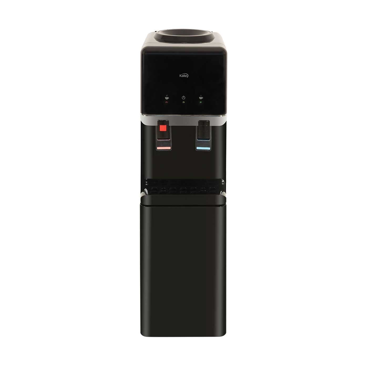 Dispensador de agua KALLEY de piso con refrigerador K-DARN Negro