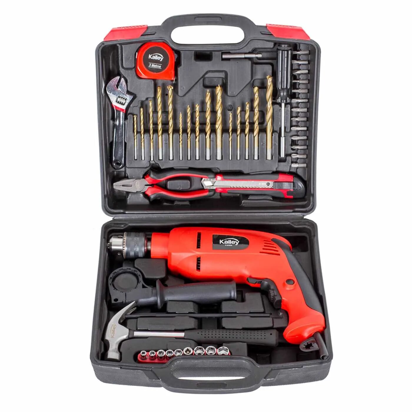 Taladro Alámbrico KALLEY 800w K-SH800 + Set de Herramientas