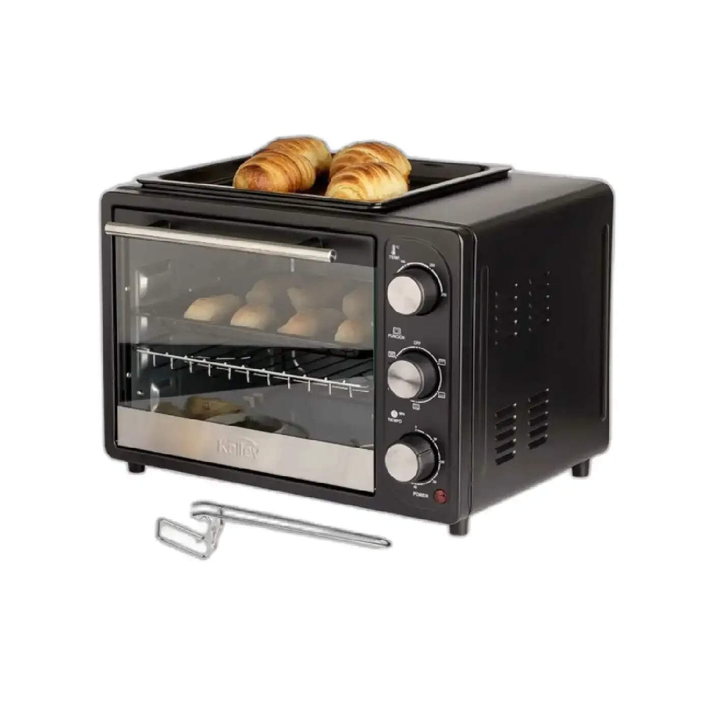 Horno Tostador KALLEY K-MHE18N 18 Litros Negro