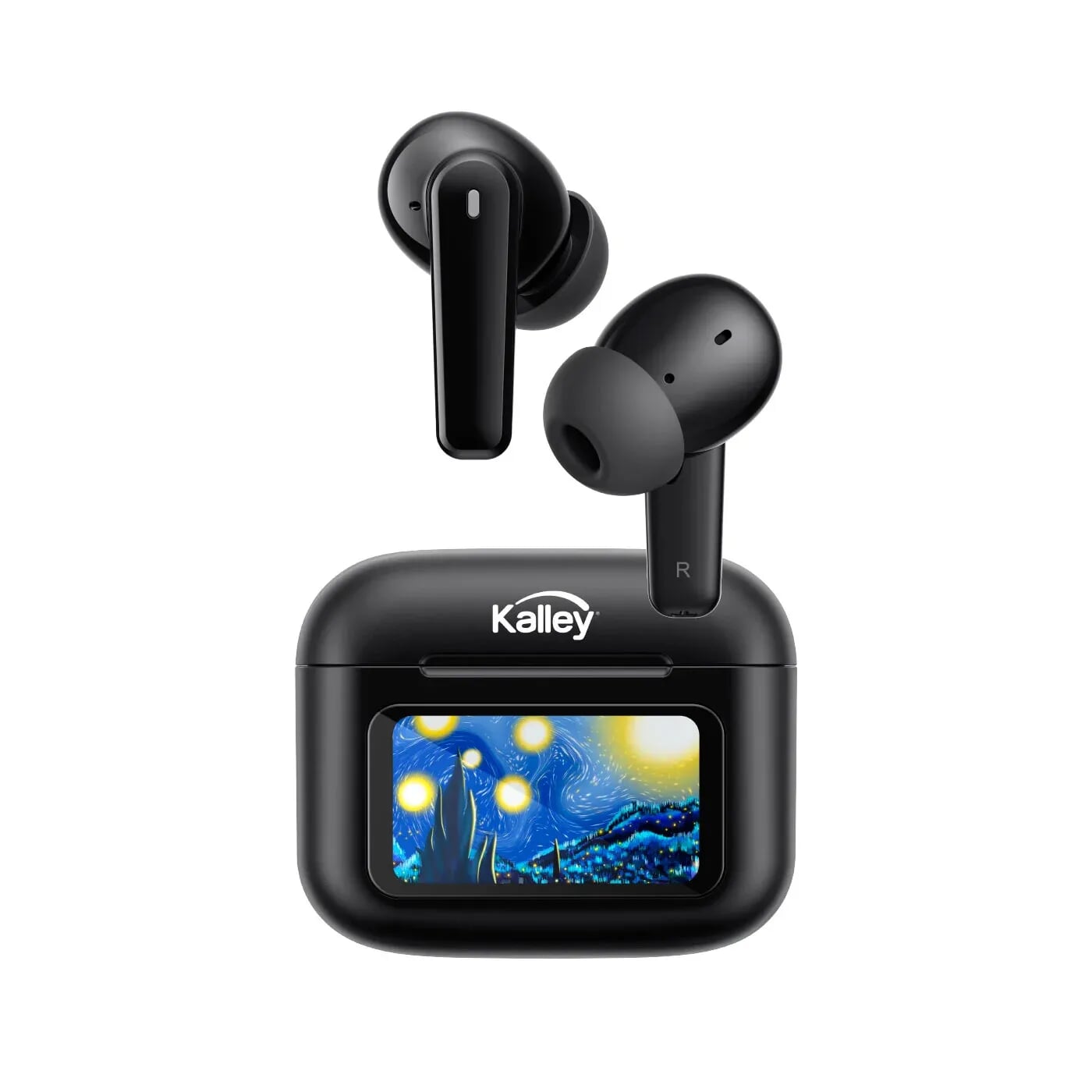 Audífonos KALLEY Inalámbricos Bluetooth In Ear TWS K-AEP Cancelación de Ruido Negro Mate