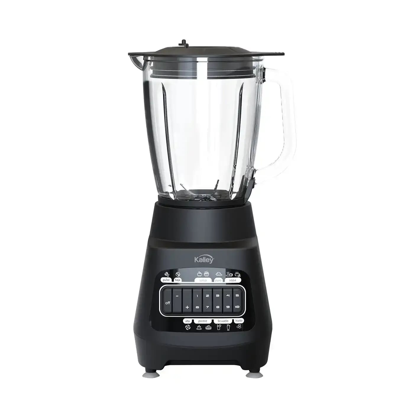 Licuadora KALLEY 10 Velocidades de botones K-LBV10 1.75 Litros Negro
