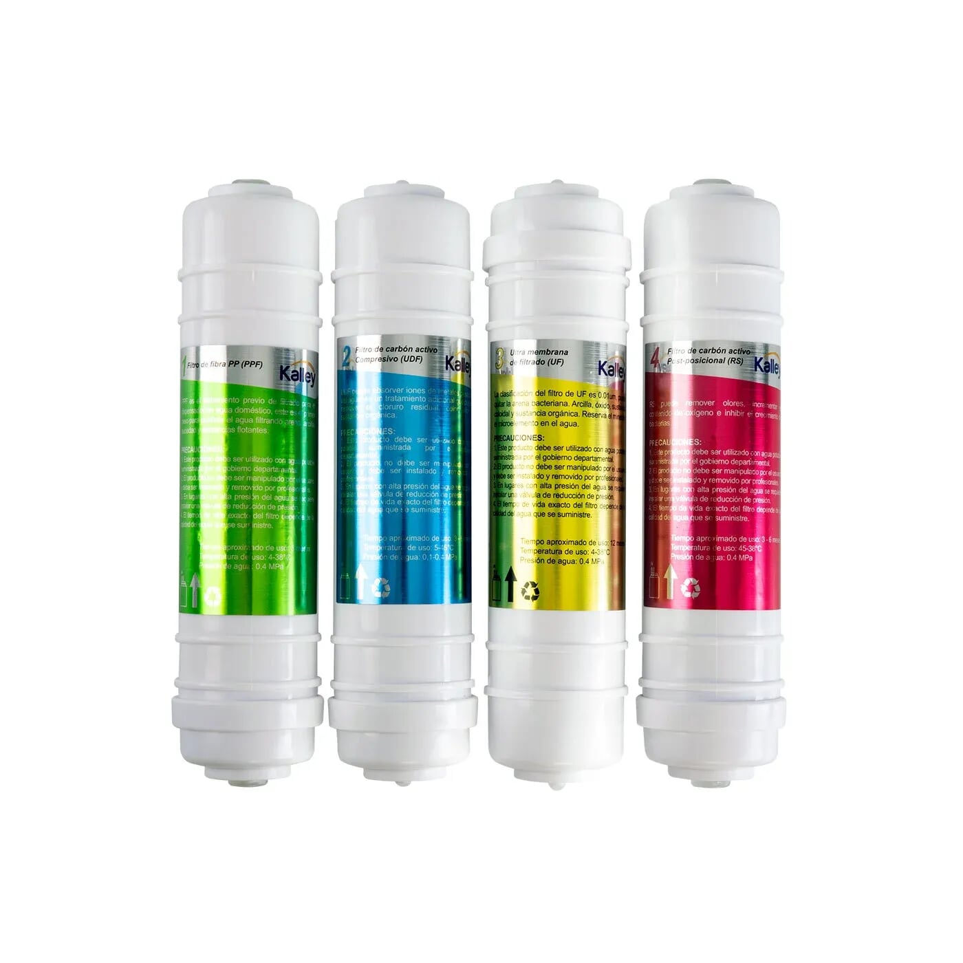 Set Filtros Dispensador X4 KALLEY K-WDLL15