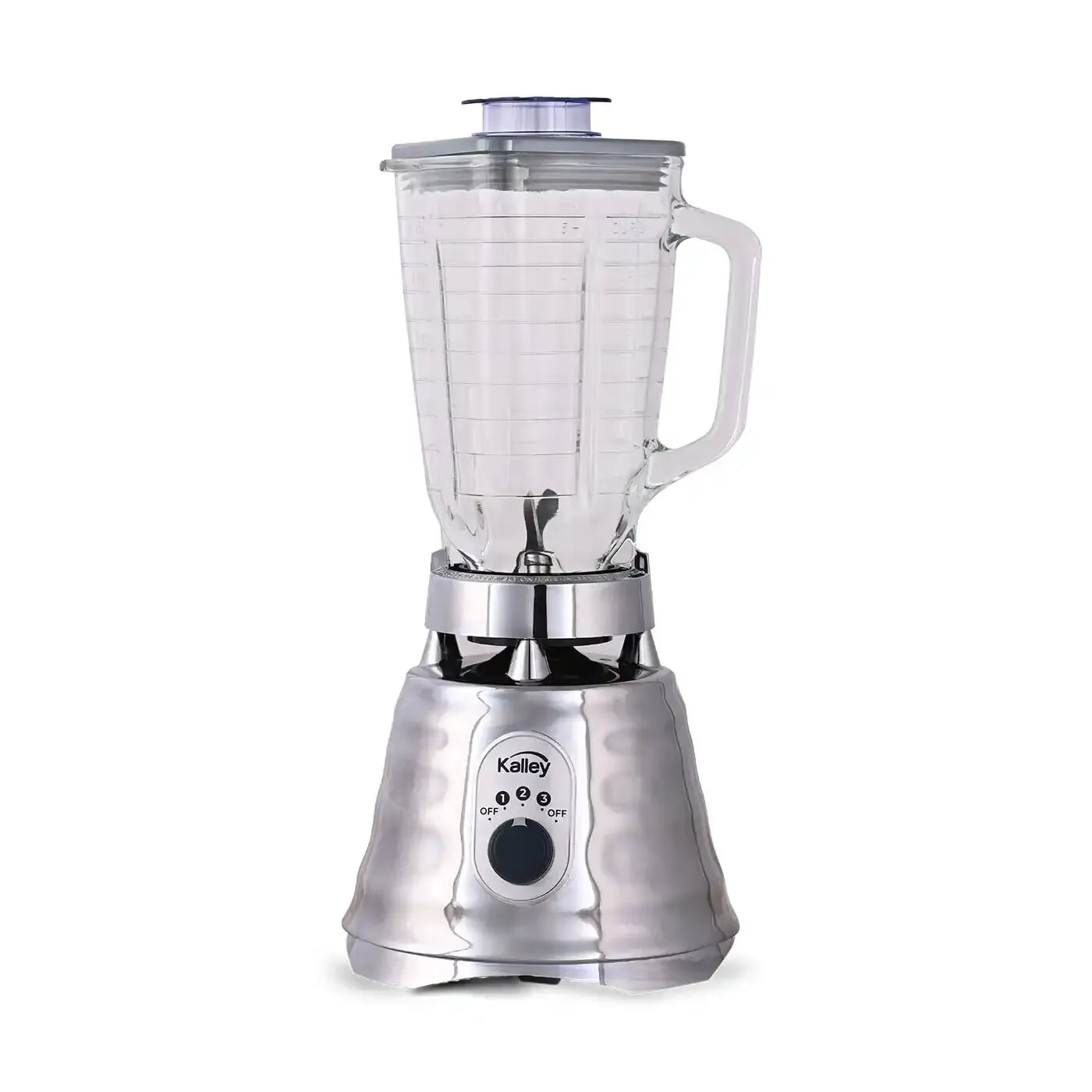 Licuadora KALLEY Cromada 1,25 Litros K-LC Plateada