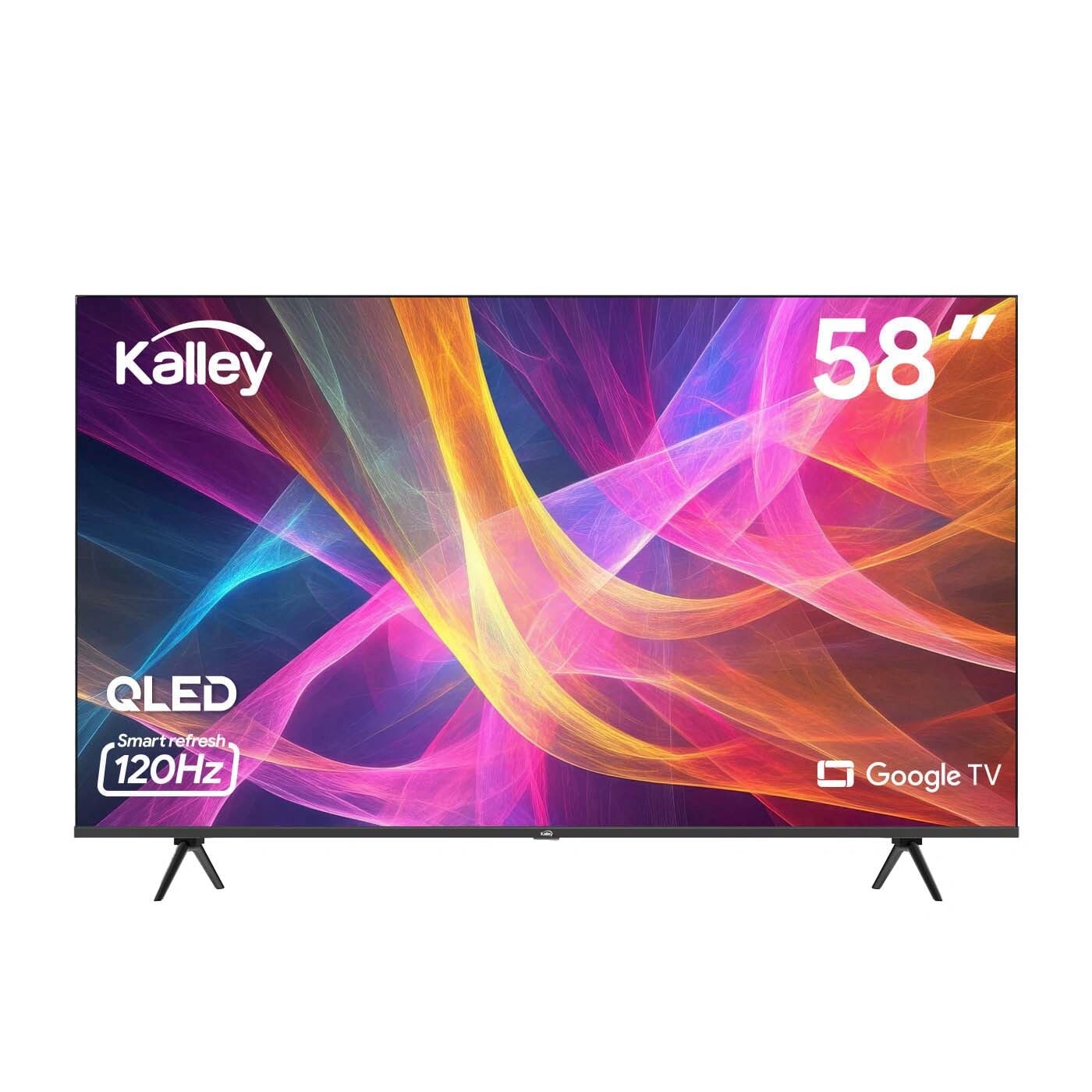 TV KALLEY 58" Pulgadas 149 cm 58GQ405 4K-UHD QLED Smart TV Google