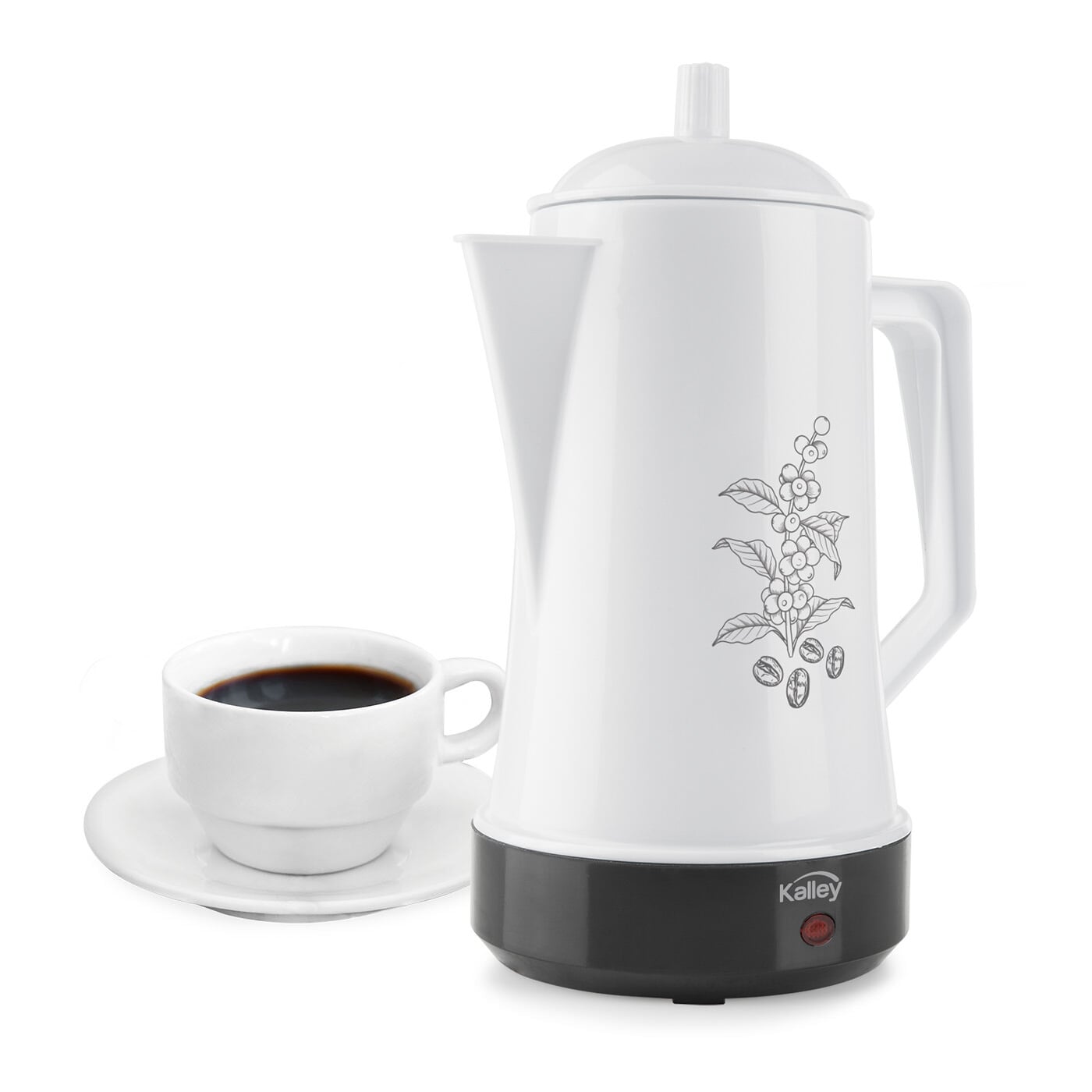 Cafetera KALLEY 6 tazas K-CMP1502 Blanco