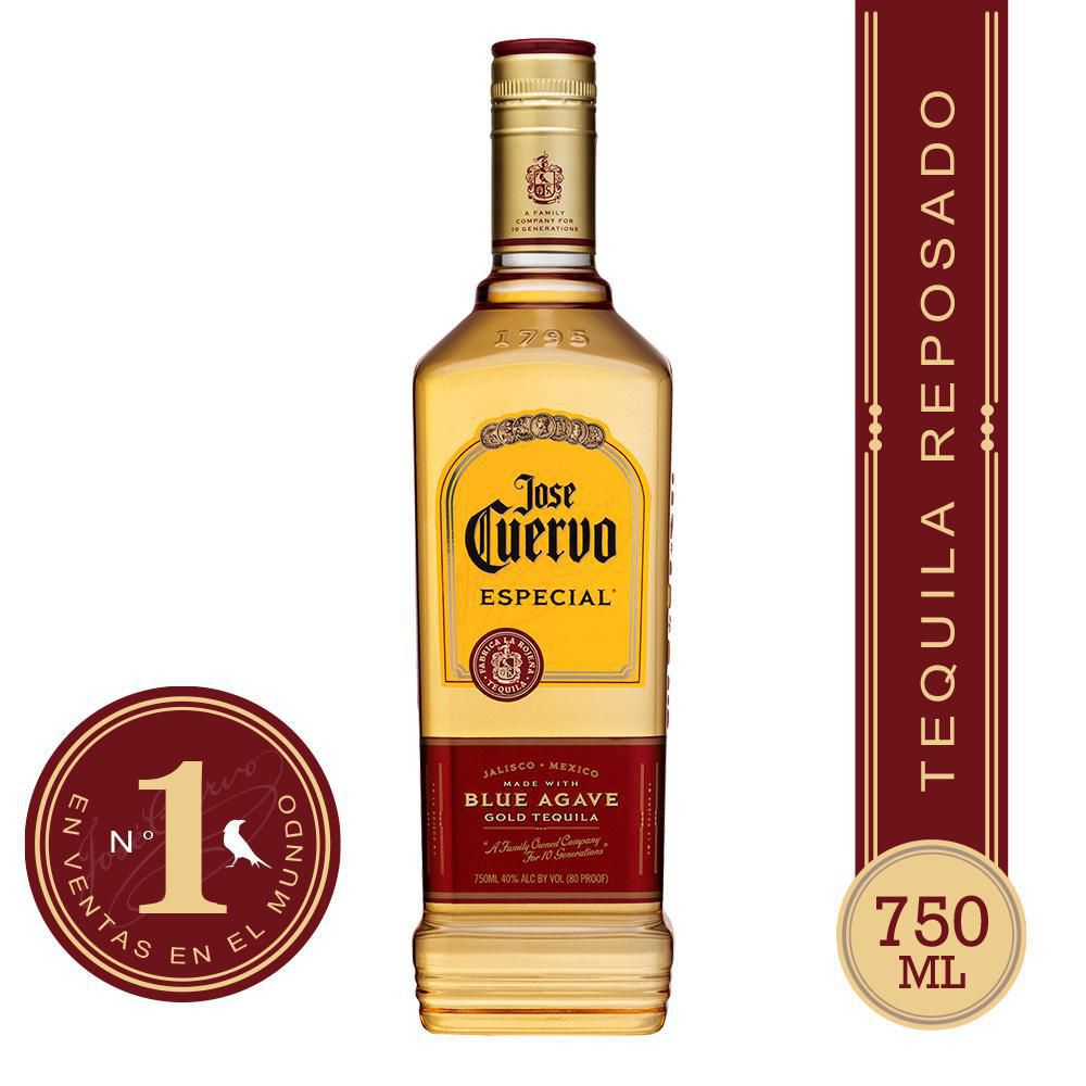 Tequila JOSE CUERVO botella especial reposado (750 ml)