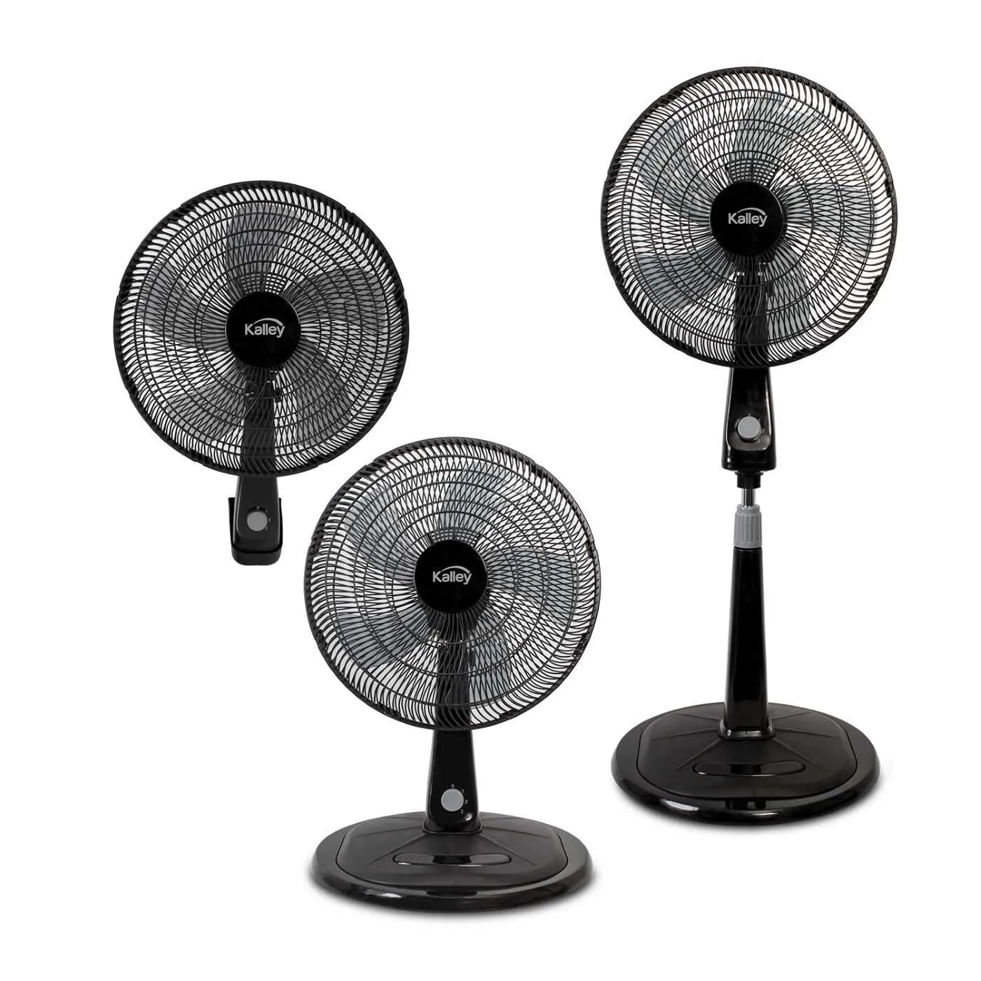 Ventilador 3 en 1 KALLEY 16" K-V1631 Negro