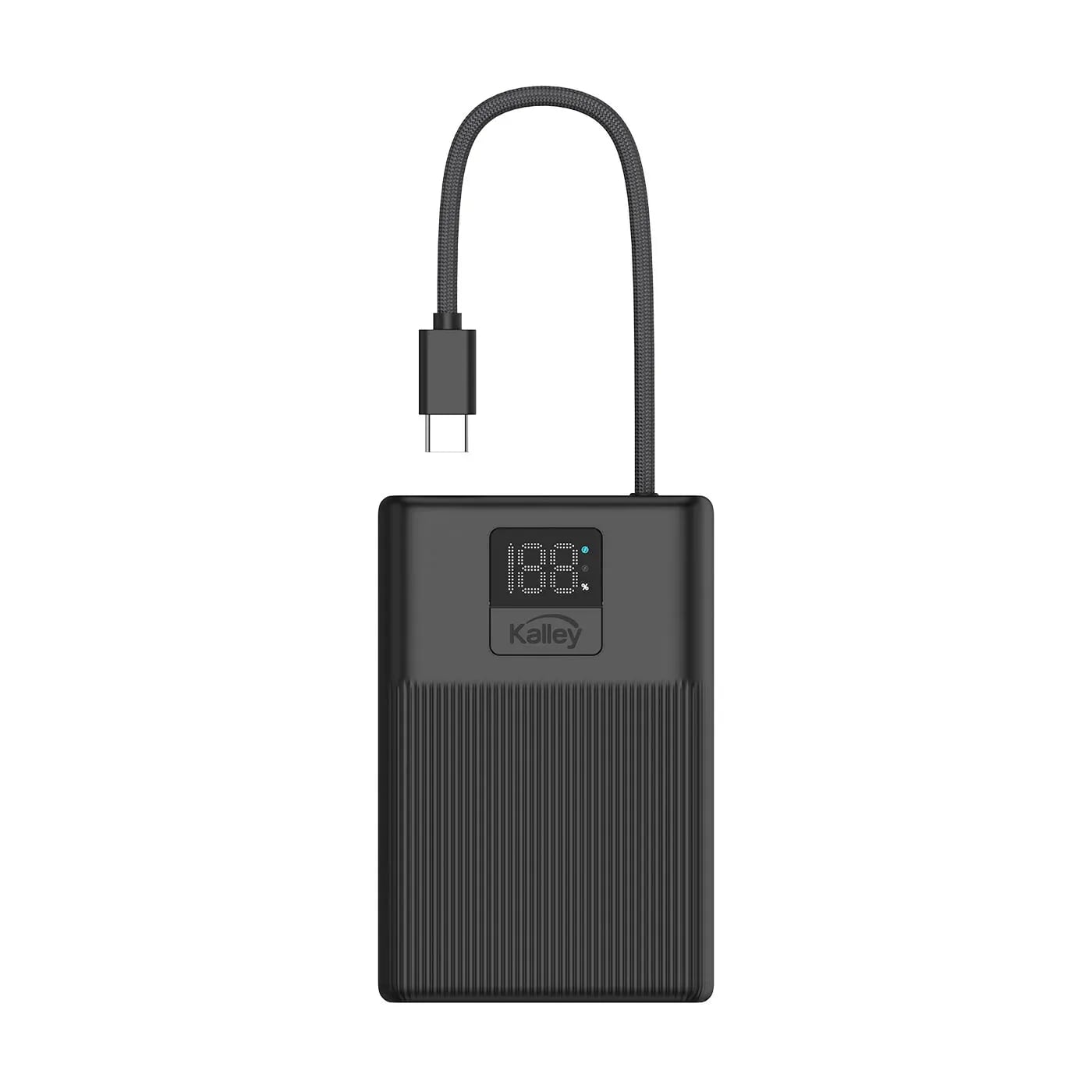 Batería Recargable KALLEY 10.000 mAh 22.5W Pantalla Digital Carga Rápida Negro